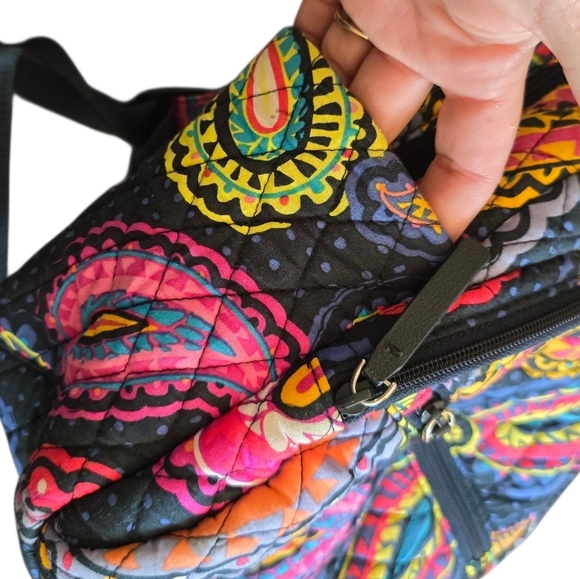 Vera Bradley Essential Small Backpack Twilight Paisley 13"X10" - Picture 3 of 7